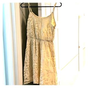 Ivory lace dress